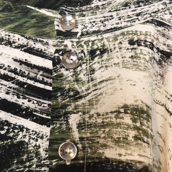 Lamarque Gaza palm buttons asymetric skirt - Picture 4 of 14